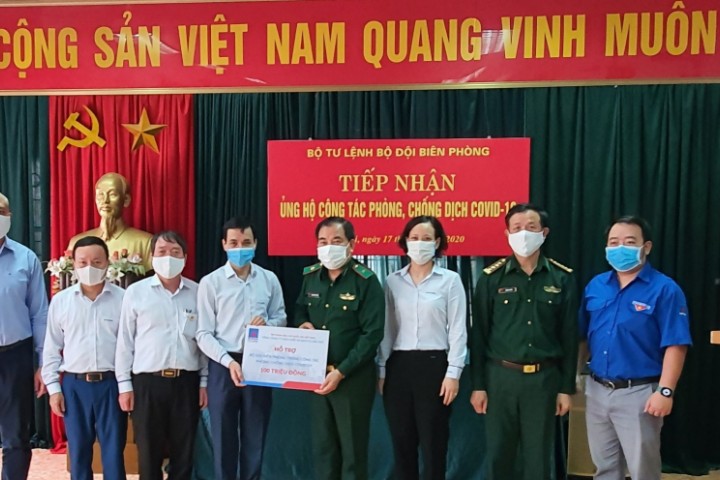 PVChem chung sức cùng bộ đội biên phòng chống dịch Covid-19